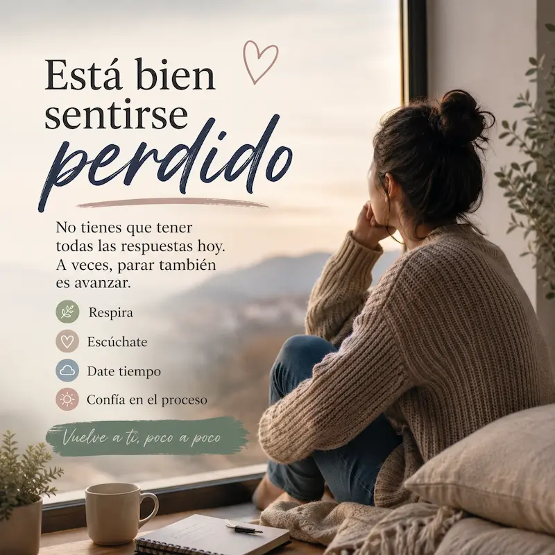 Está bien sentirse perdido a veces SerMásFeliz Me siento perdido emocionalmente y no sé qué necesito